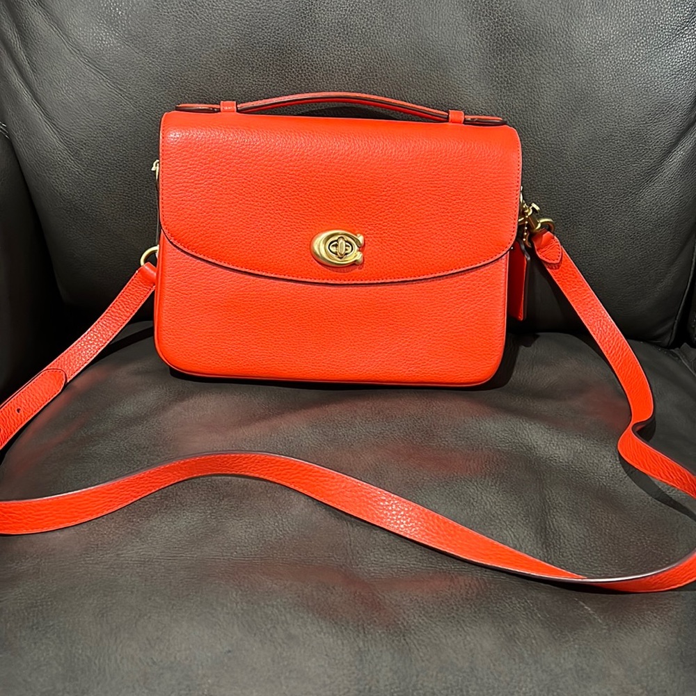 Coach Cassie Pebbled Leather Crossbody
